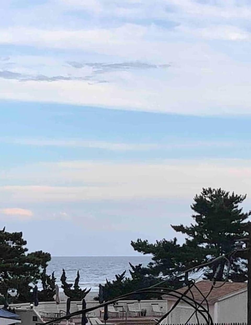 Ocean view from balcony 