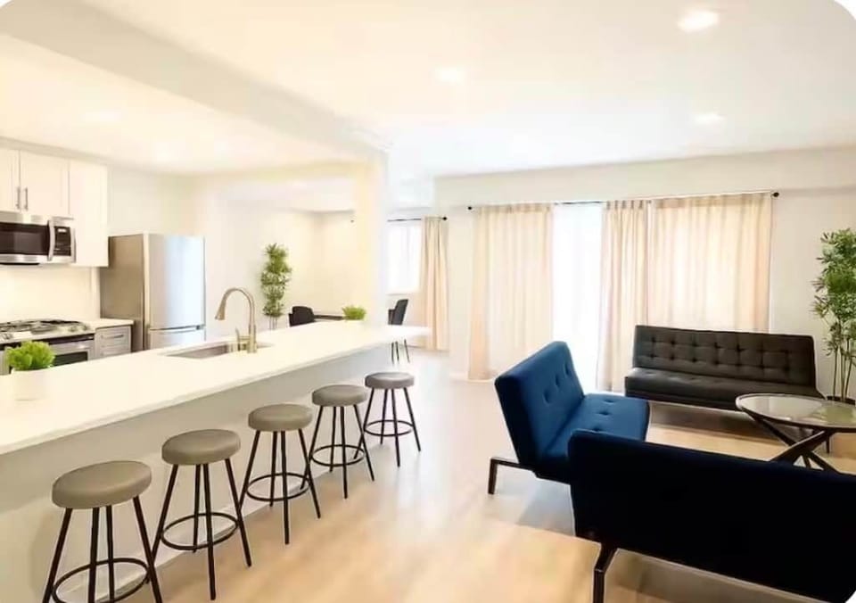  kitchen island with living room