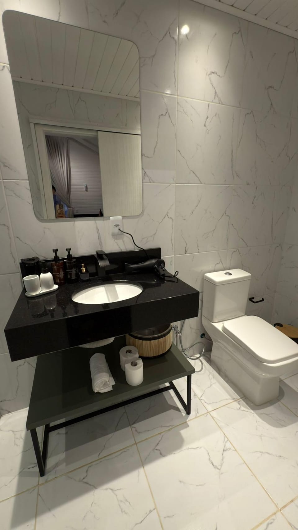 Comfort Chalet, Patio | Bathroom