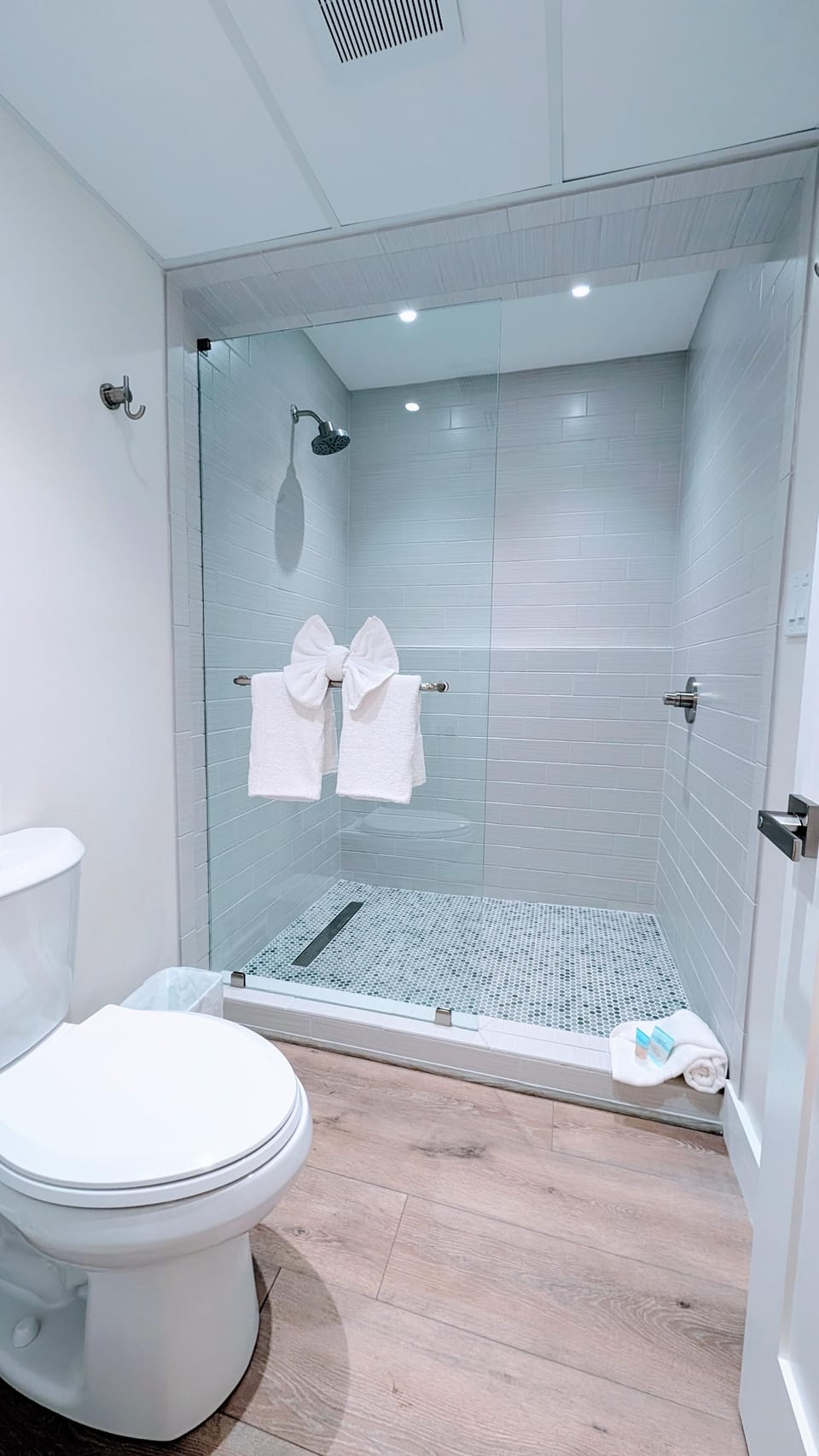 Gorgeous Custom tile walk-in shower in master Bath