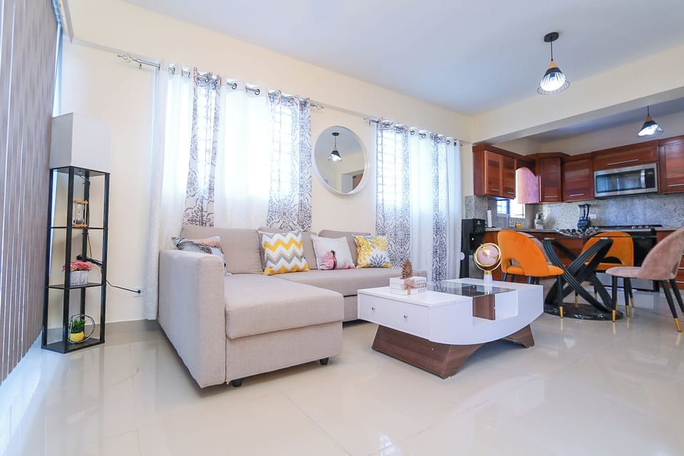 Apartment, 2 Bedrooms, Private Bathroom, City View | Living area