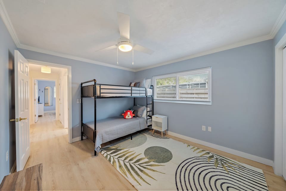 Bedroom 4- Twin over Twin Bunk Beds