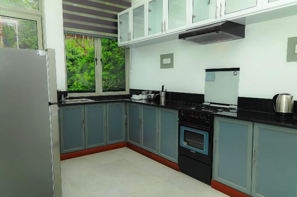 Double Room, Balcony, River View | Private kitchen | Full-size fridge, oven, dishwasher, cookware/dishes/utensils