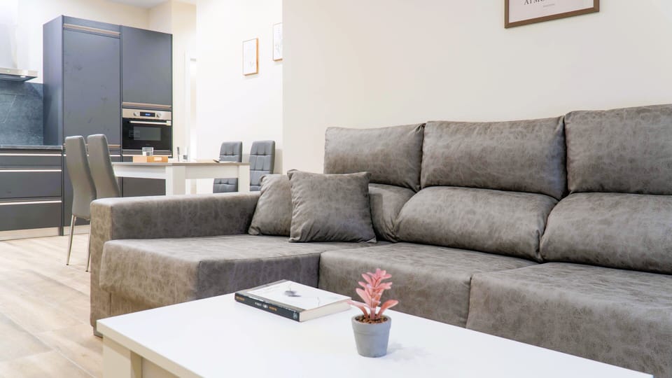 Superior Apartment | Living area | 32-inch Smart TV with digital channels