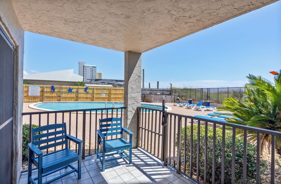 Private Patio off the Master Bedroom