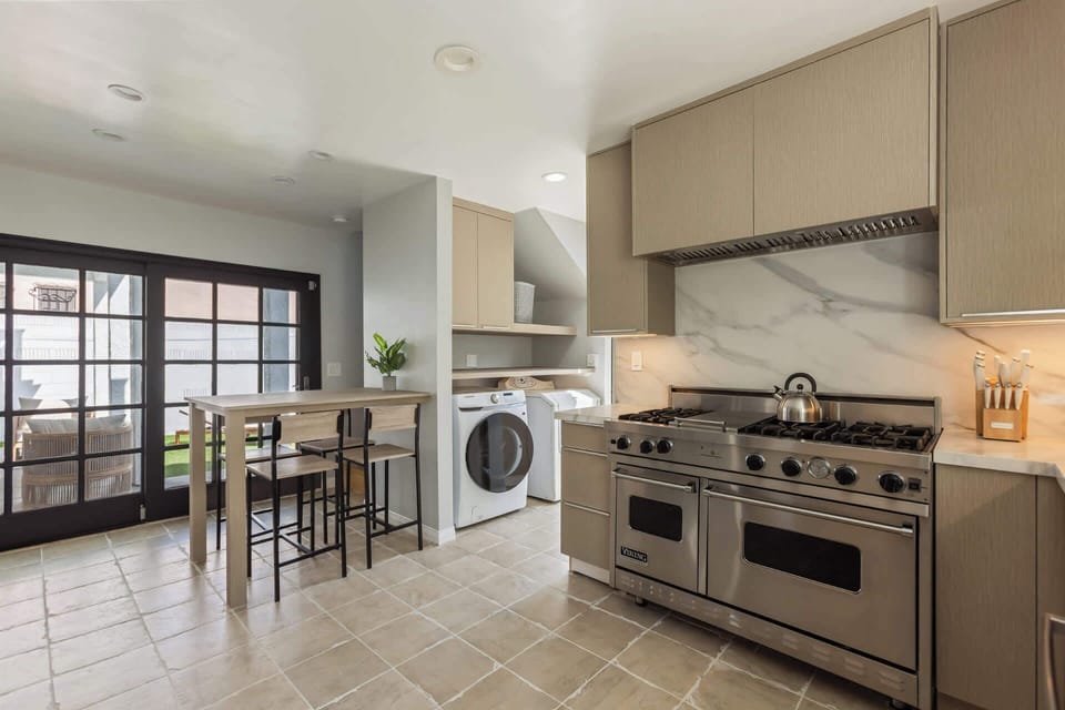 Kitchen with Additional Sitting Area