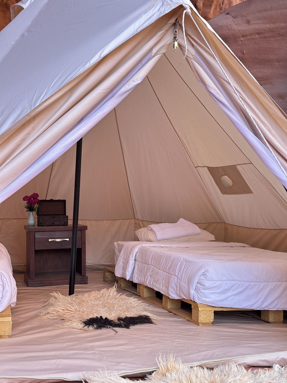 Classic Tent, Patio, Mountain View