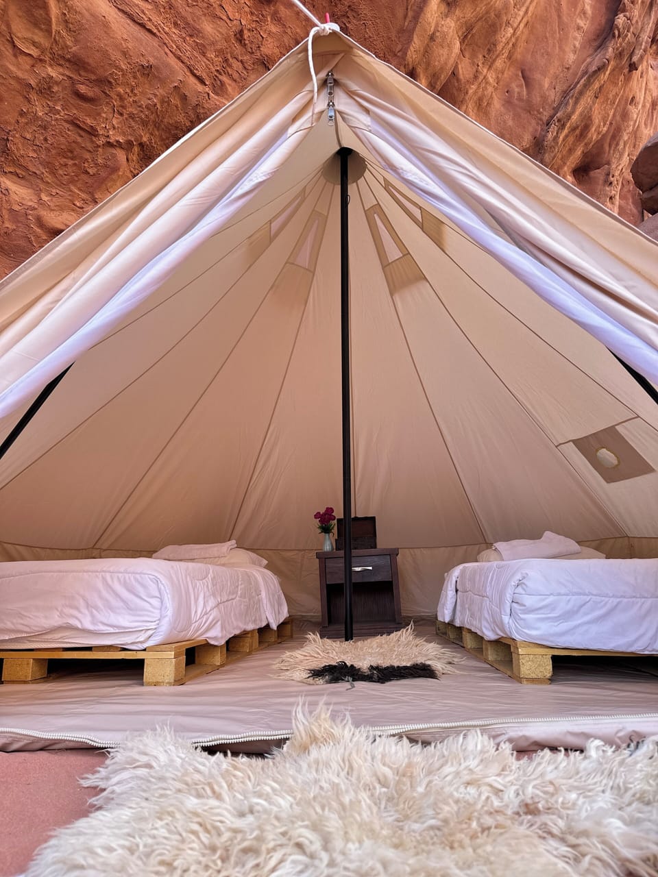 Classic Tent, Patio, Mountain View