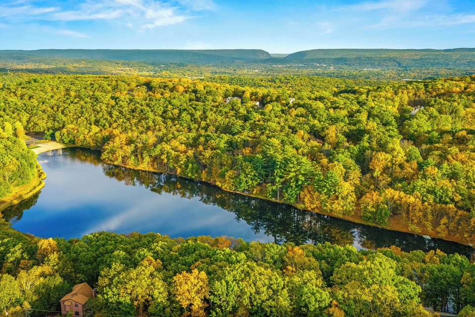 Penn Estates | Community Amenities | Lake w/ Beach