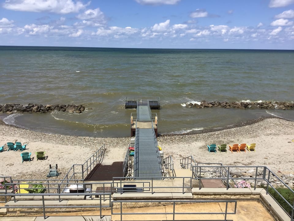 Private beach 