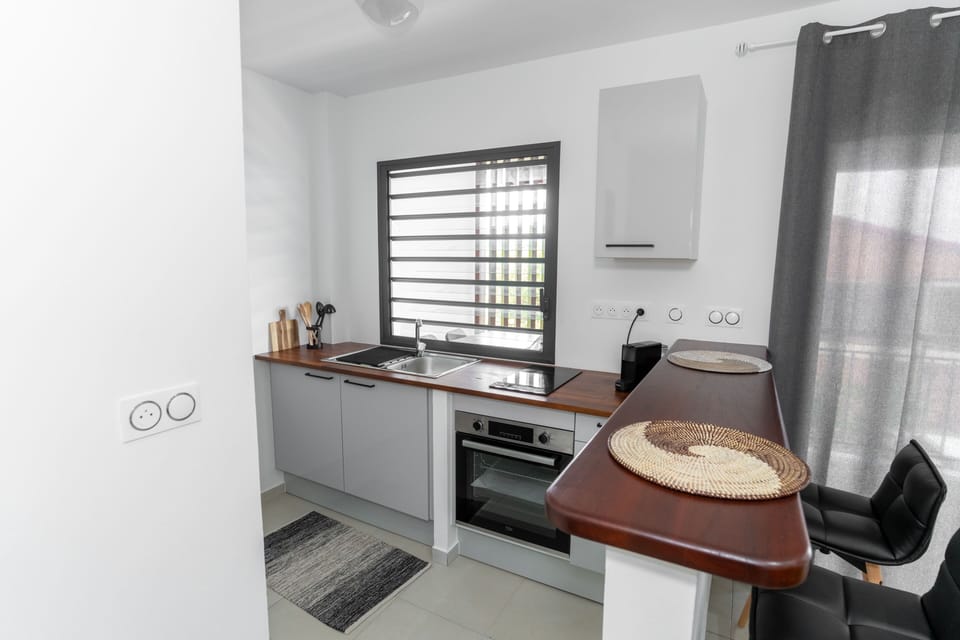 Deluxe Apartment, City View | Private kitchen