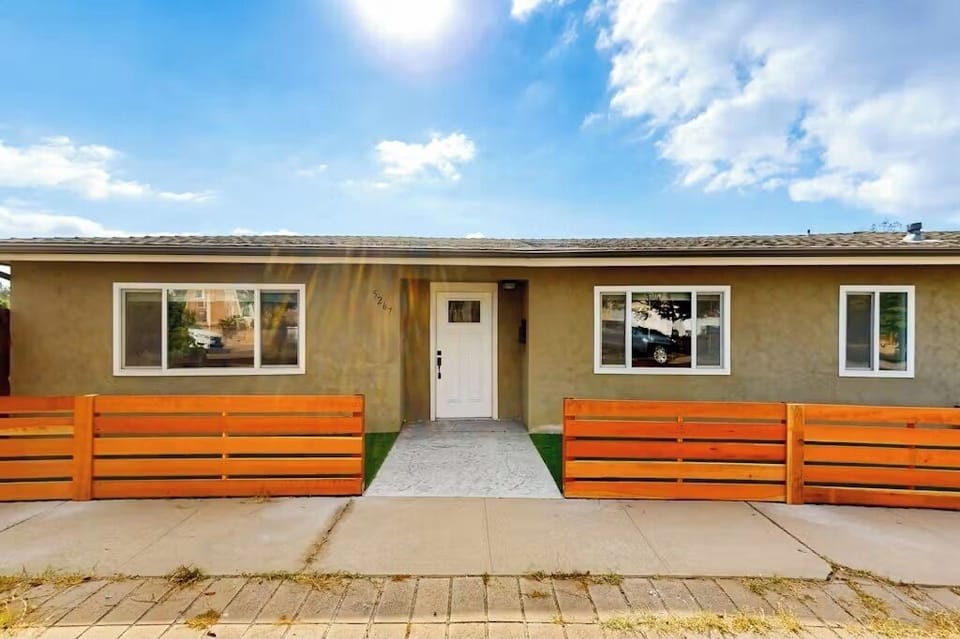 Front entrance (prior to additional turf)