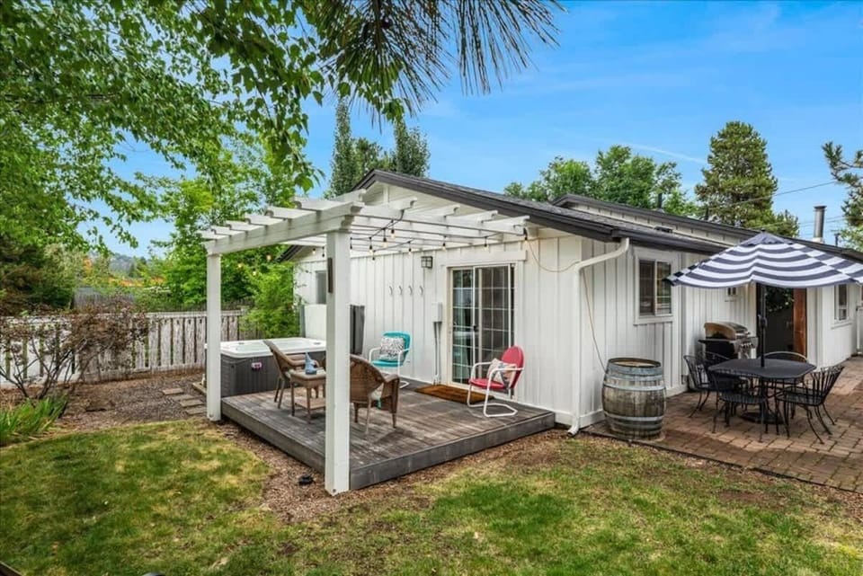 Patio and yard area