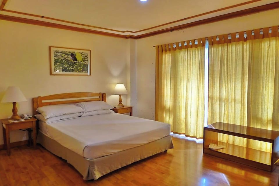 Deluxe Double Room | Desk, iron/ironing board (on request), bed sheets
