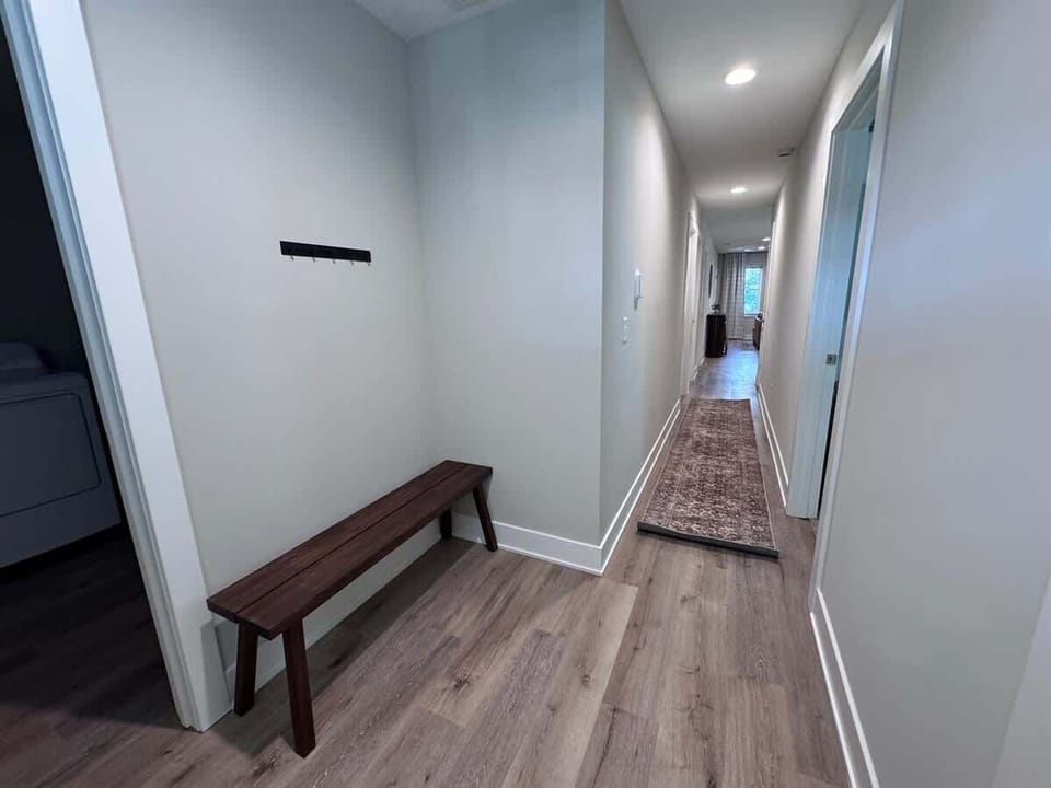 Mud area, hallway