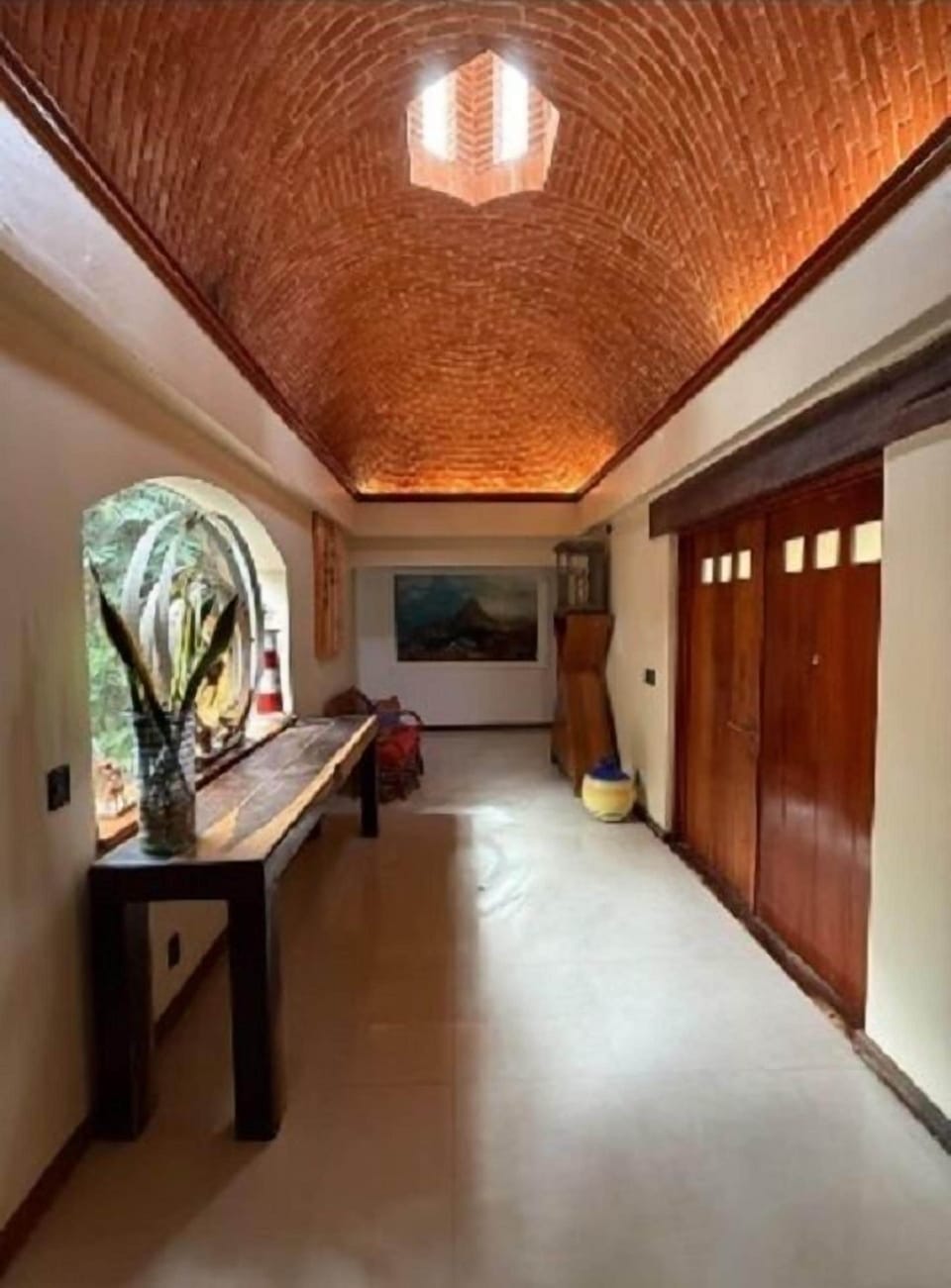Interior entrance