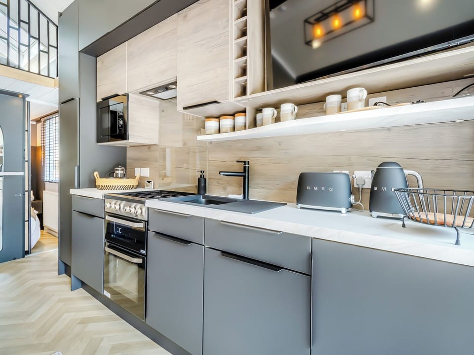 Open plan living space | Aqueduct Hideaway, Chirk, near Llangollen