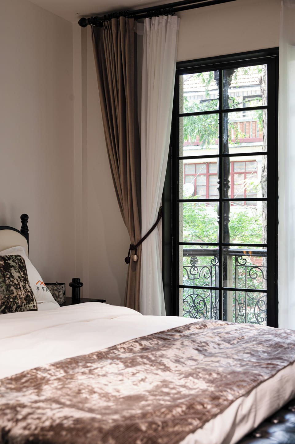 Individually decorated, individually furnished, blackout drapes