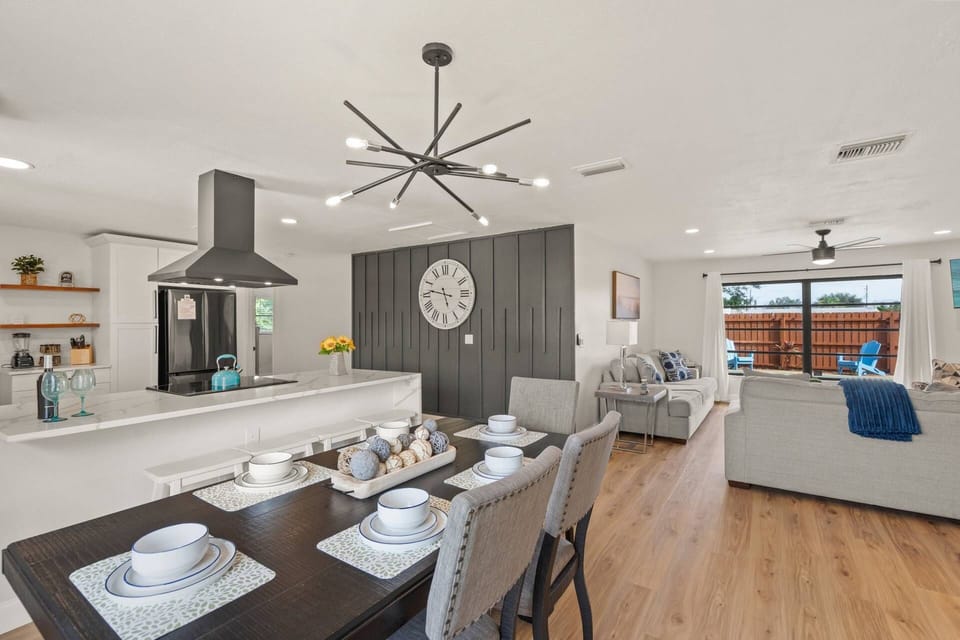 Spacious open-concept living, dining, and kitchen area—perfect for gathering and making memories together.