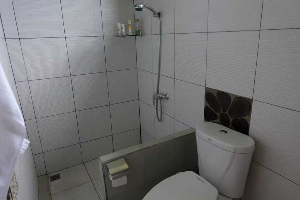 Comfort Double Room, Garden View | Bathroom | Shower, free toiletries, towels, soap