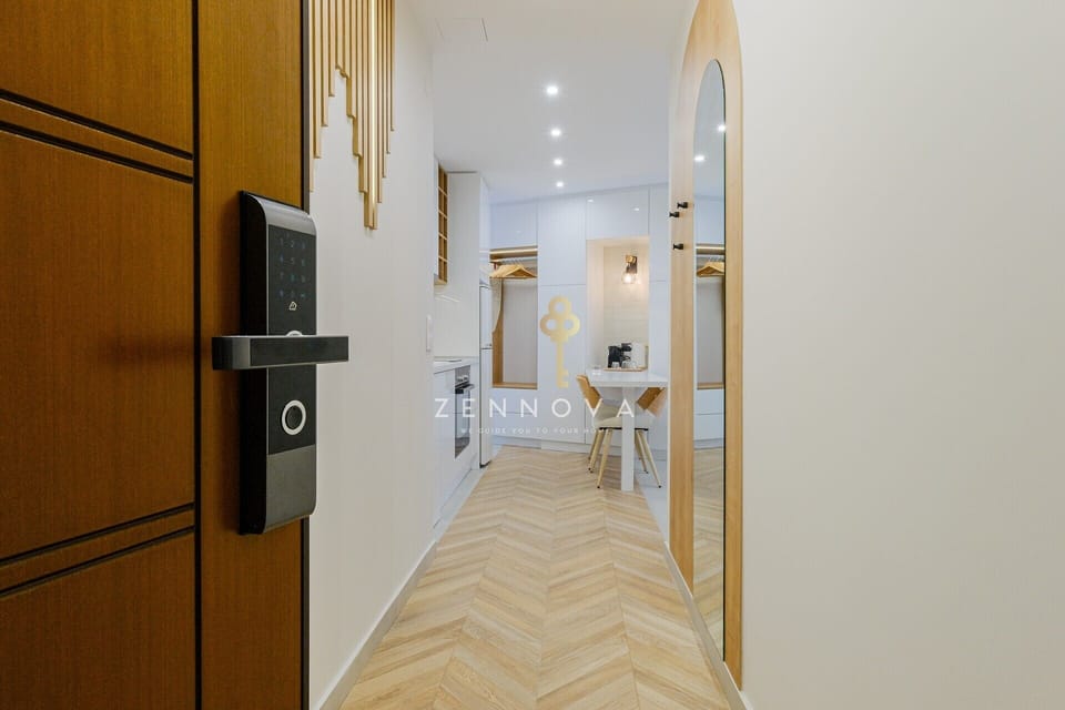 Interior entrance