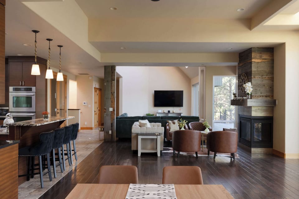 Make mealtime memories together at the dining table, seating 6​