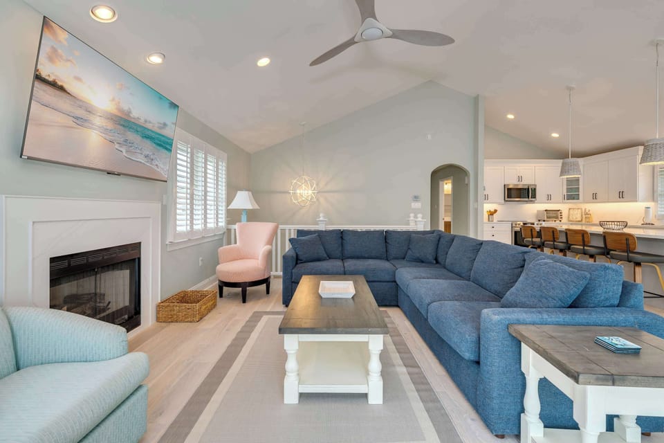 Gather in your open-concept living rooms designed for comfort and family fun.