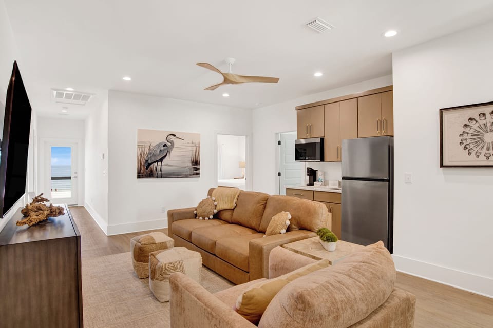 Two living spaces creating ample space for your whole family