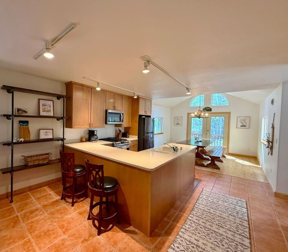 Our fully equipped kitchen space.