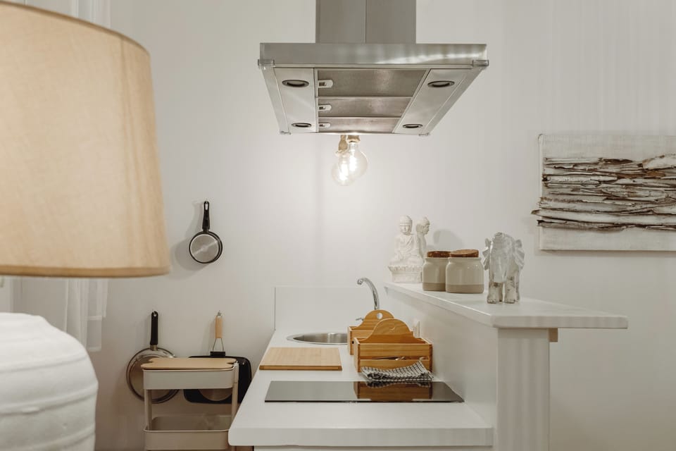 Luxury Apartment, City View | Private kitchen | Full-size fridge, microwave, stovetop, espresso maker