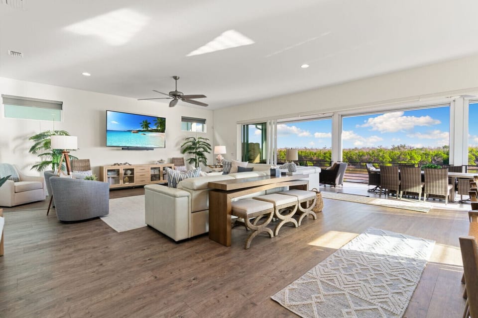 Open main living space filled with light and peaceful views