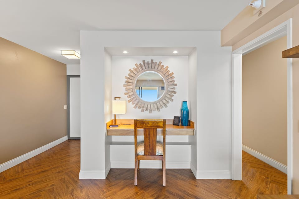 Desk - Located in living room