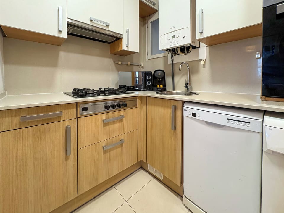 Apartment (3 Bedrooms) | Private kitchen | Microwave, oven, dishwasher, electric kettle