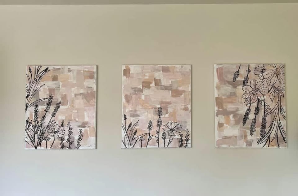 Living room art work.