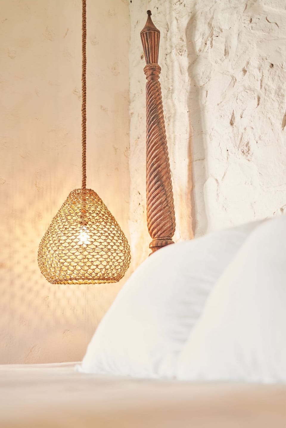 Drift into serenity with warm light and cozy comforts lingering around you.