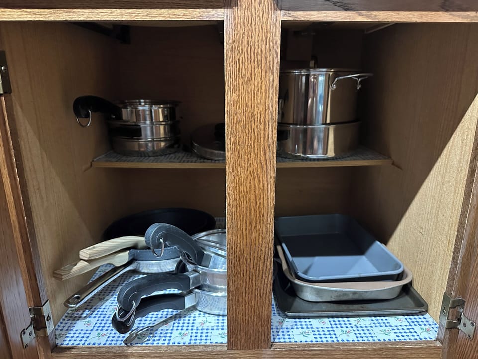 Pans, cooking sheets and pots