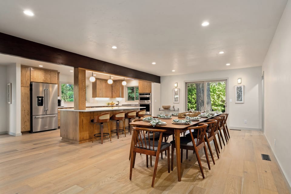 Enjoy a spacious, open-concept kitchen  designed for cooking for large groups.