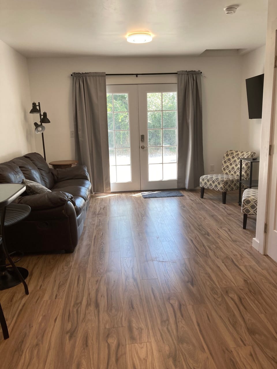 Living room with TV