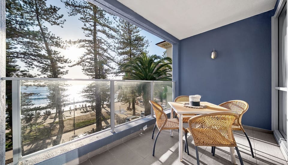 Another angle of your private balcony — relax and soak in the coastal breeze.
