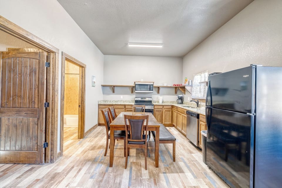 Dining and kitchen