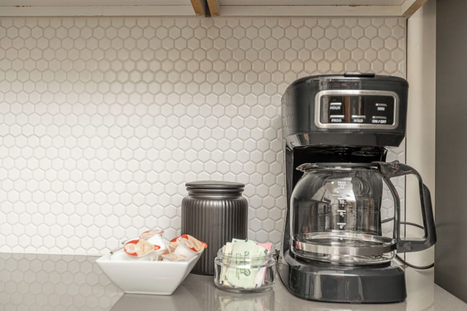 Coffee, Creamer, and Sugar
