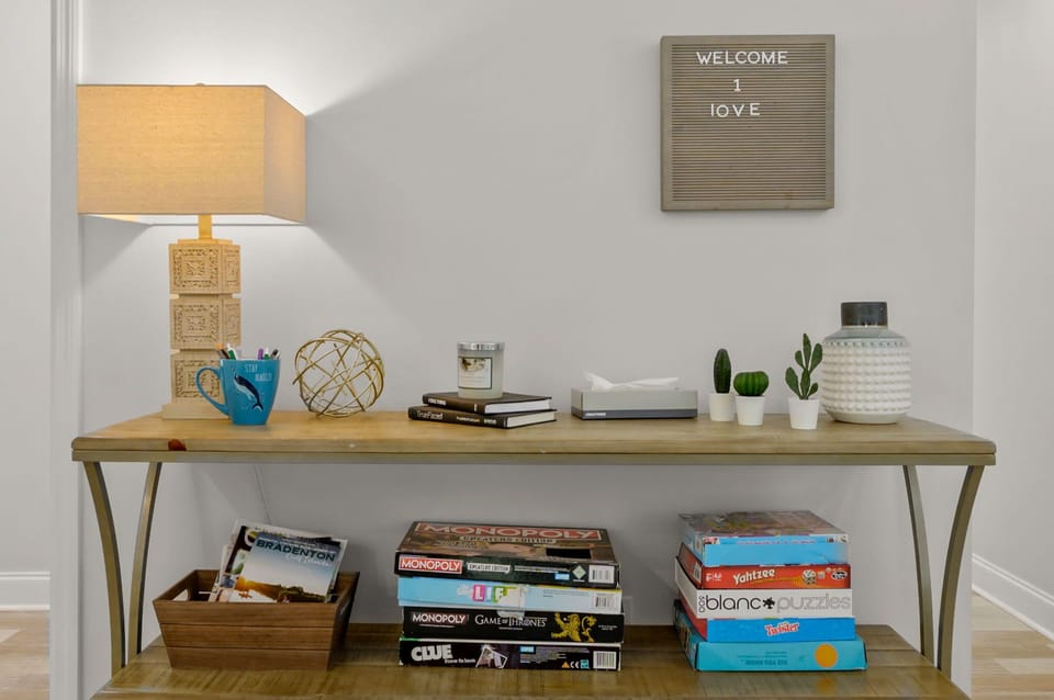 Family fun starts here! Get ready for a friendly competition with our stash of board games, from classics like Monopoly to new favorites. Let the games begin!