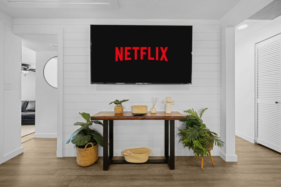 Movie night just got an upgrade. Our entertainment center is the perfect focal point for a cozy evening in. Settle down, press play, and enjoy your favorite shows and movies.