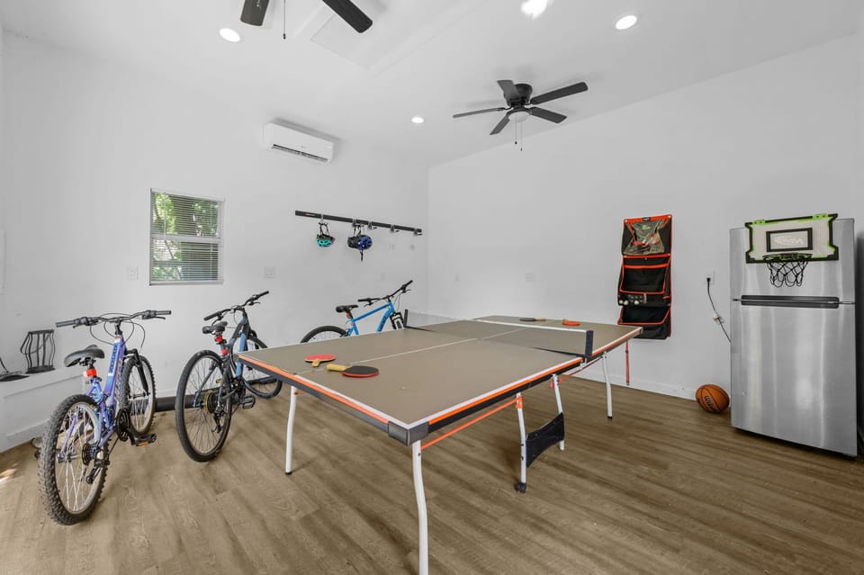 Boredom is not an option. From a competitive game of ping pong to a leisurely bike ride, our game room is packed with activities for all ages. Get ready to play!