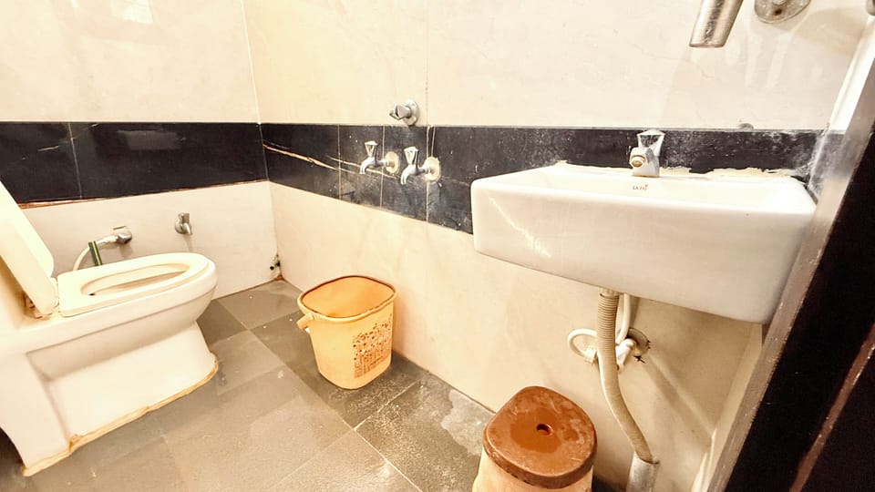 Shower, rainfall showerhead, bidet, soap