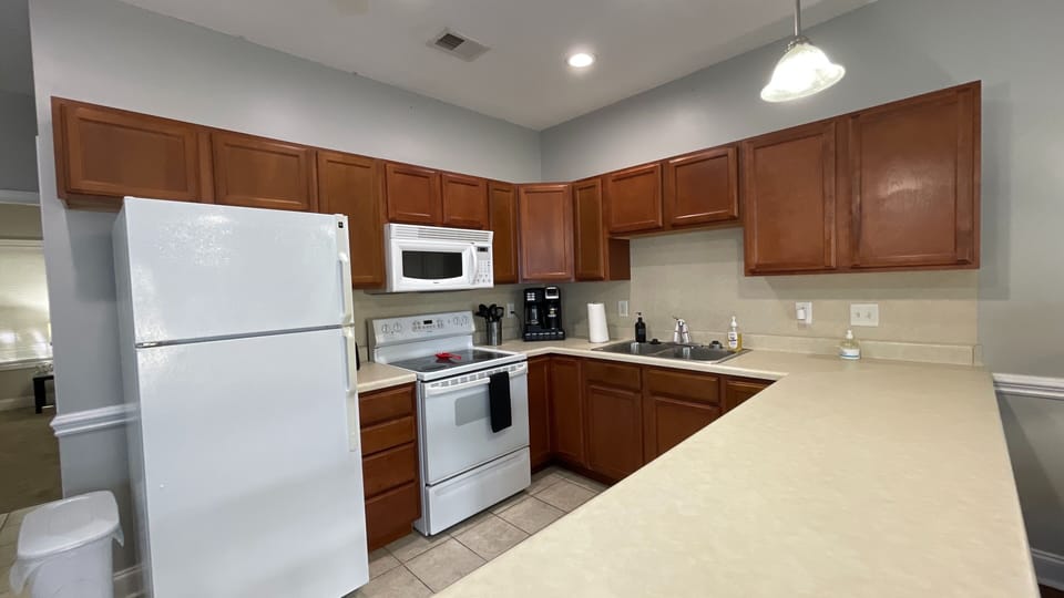 Whip up delicious meals in this fully equipped kitchen, then dine in style!