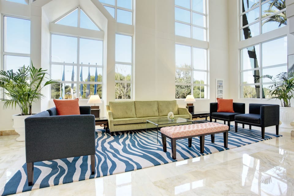Lobby sitting area