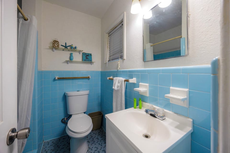 Room, 1 King Bed, Non Smoking | Bathroom | Free toiletries, hair dryer, towels