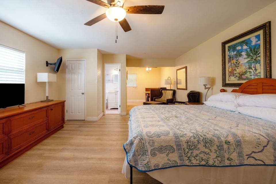Room, 1 King Bed, Non Smoking | Iron/ironing board, free WiFi, bed sheets