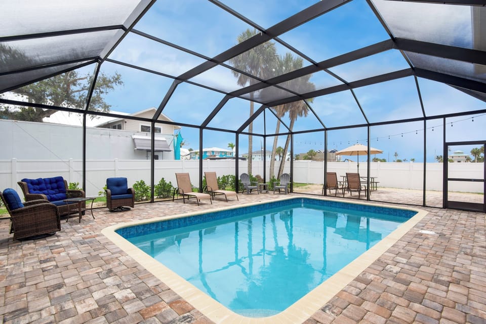 Enjoy the new pool!